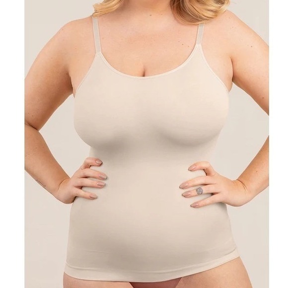 Shapermint Other - Shapermint Essentials All Day Every Day Scoop Neck Cami Womens L White Shapewear